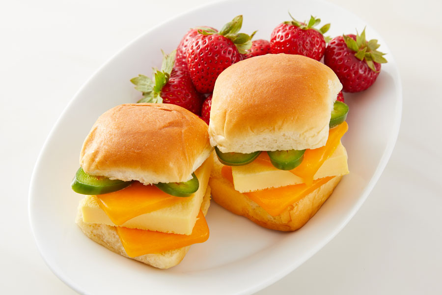 Spicy Egg and Cheese Sliders recipe